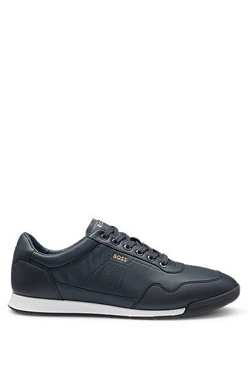 Oblečenie BOSS BOSS Gold-Tone Logo Navy | 50548658