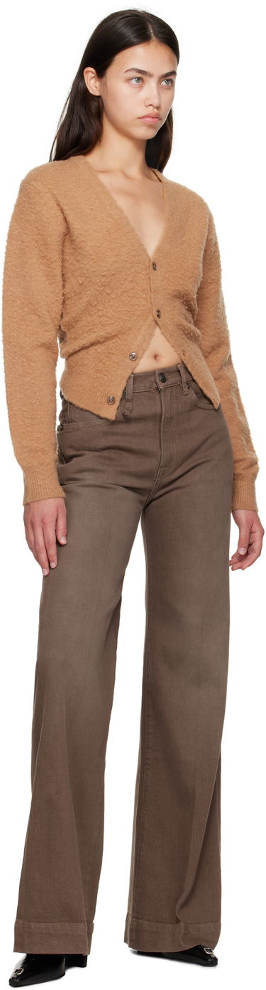 Sveter R13 R13 Split Hem Cardigan Hnedá | R13WY291-Y213A, 3