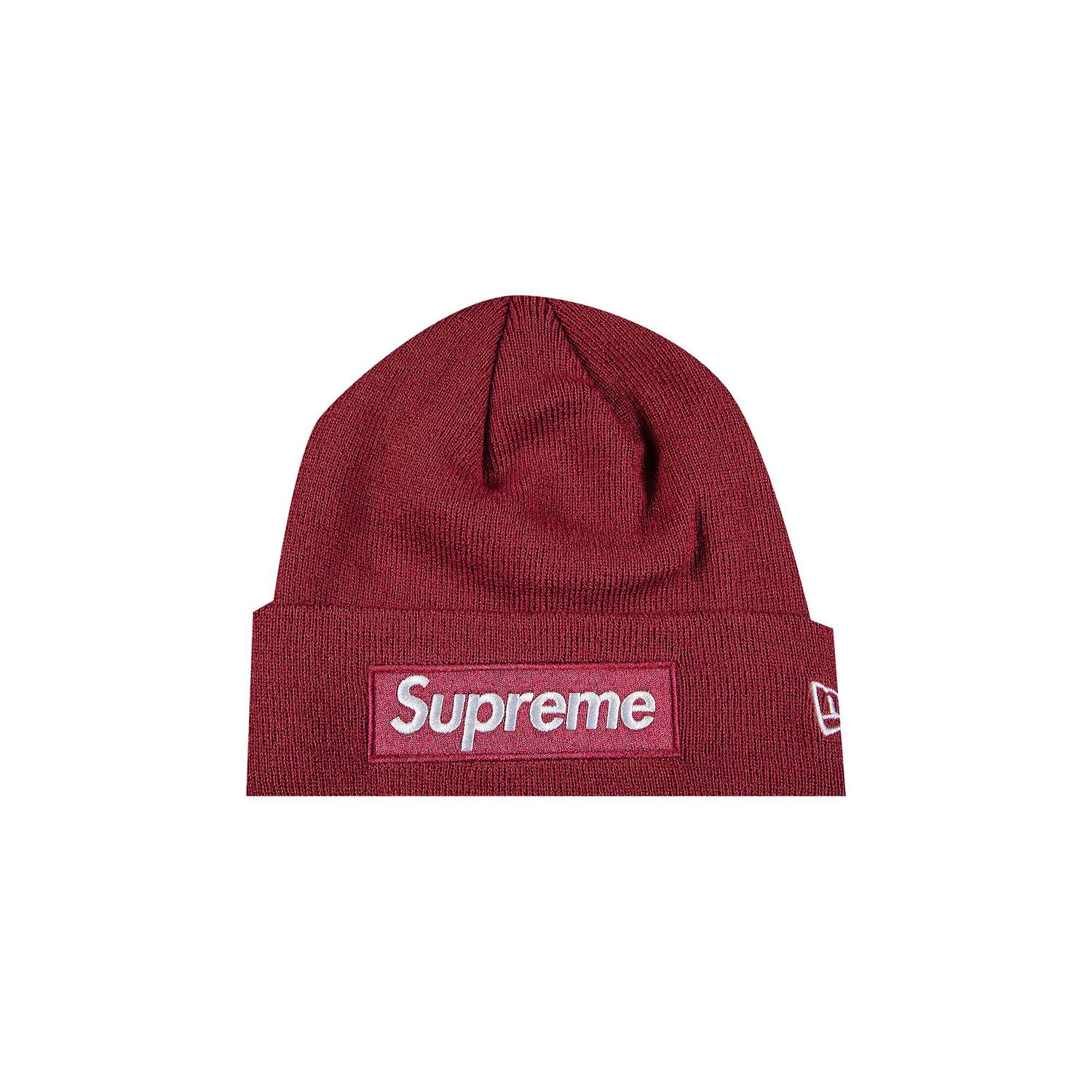 Kulicha Supreme New Era x Box Logo Beanie Červená | FW21BN9 PLUM, 1