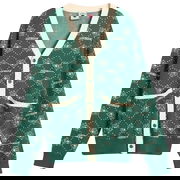 Monogram Knit Cardigan, Size Large