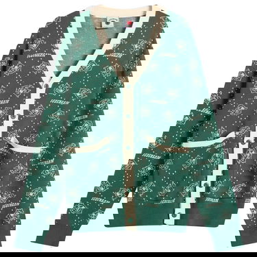 Sveter BBC IceCream Monogram Knit Cardigan, Size Large Zelené | IC25333-GRN, 0