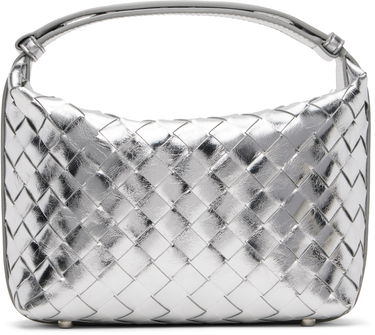 Kabelka Bottega Veneta Wallace Metallic Leather Shoulder Bag Metalická | 754443 V4P11, 0