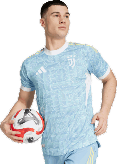 Dres adidas Performance Juventus 25/26 Authentic Away Jersey Tyrkysová | JJ4312, 3