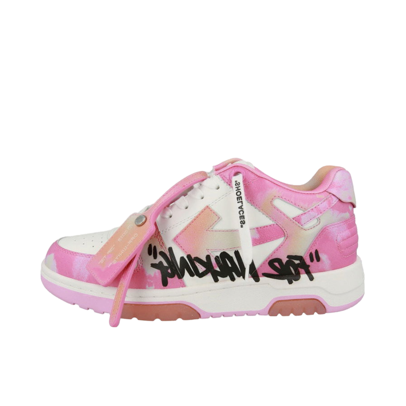 Tenisky a topánky Off-White Out Of Office OOO "For Walking" Low Tops Pink Tie Dye Ružová | OMIA189SLEA0103084