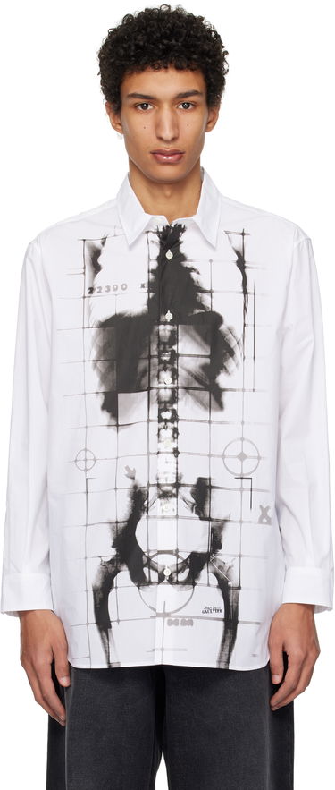 Košeľa Jean Paul Gaultier Jean Paul Gaultier 'The Squeletor' Printed Shirt Biela | 25/33-F-CH089I-C572-0100, 0