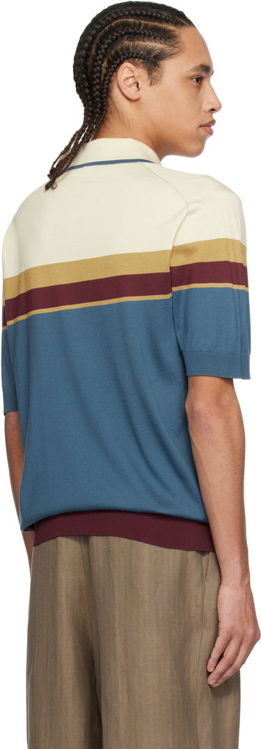 Polo tričko Dolce & Gabbana Dolce&Gabbana Silk Polo with Logo Embroidery Rôznofarebný | GXZ02ZJBSLE, 2