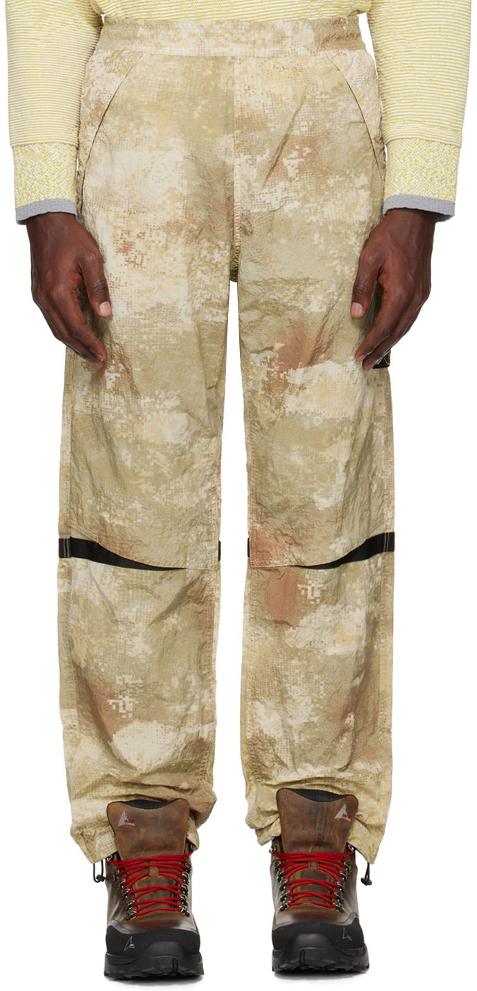 Nohavice Stone Island Printed Trousers Béžová | 8015662E1