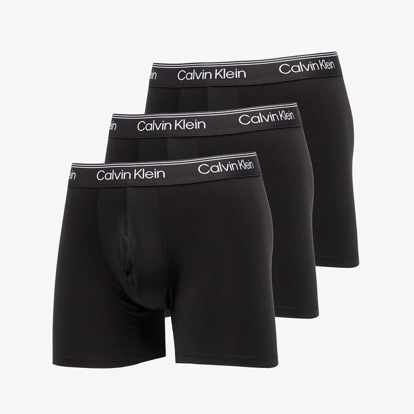 Boxerky CALVIN KLEIN Boxer Brief 3-Pack Black Čierna | LV00NB4410 UB1