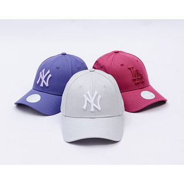 Šiltovka New Era MLB Metallic Denim 9FORTY NY Yankees Adjustable Cap Šedá | 60595374, 3