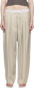 Alexander Wang Pre-Styled Turn-Down Waistband Trousers