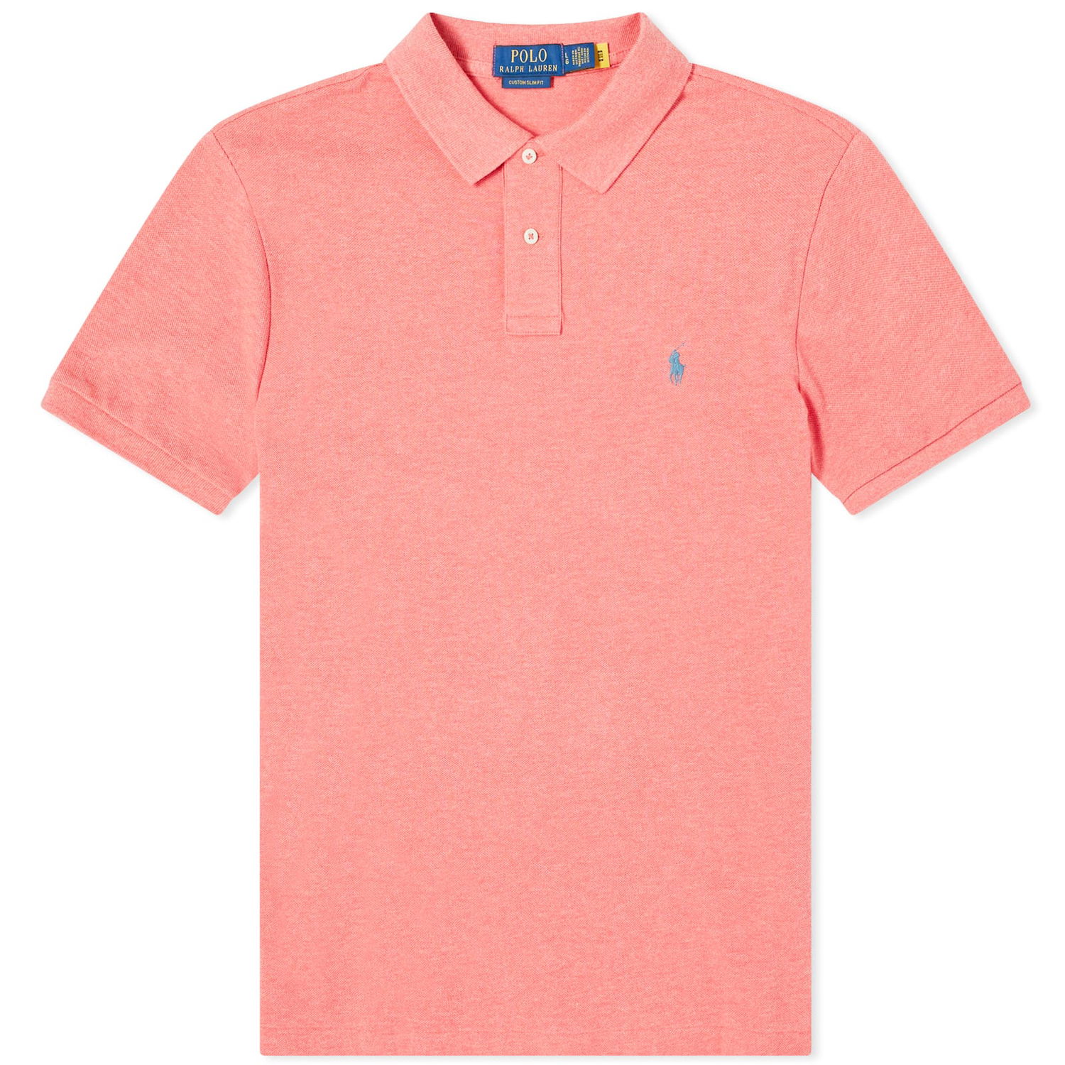 Polo tričko Polo by Ralph Lauren Custom Fit Polo Shirt Ružová | 710680784369, 0