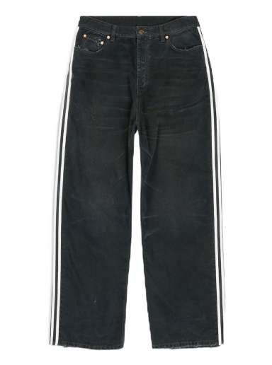 Džínsy Balenciaga adidas x Large Baggy Jeans Čierna | 724778TNW541129