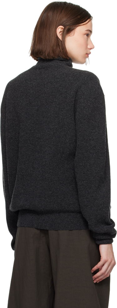 Sveter LEMAIRE LEMAIRE Ribbed Turtleneck Sweater Šedá | TO1315 LK1026, 2