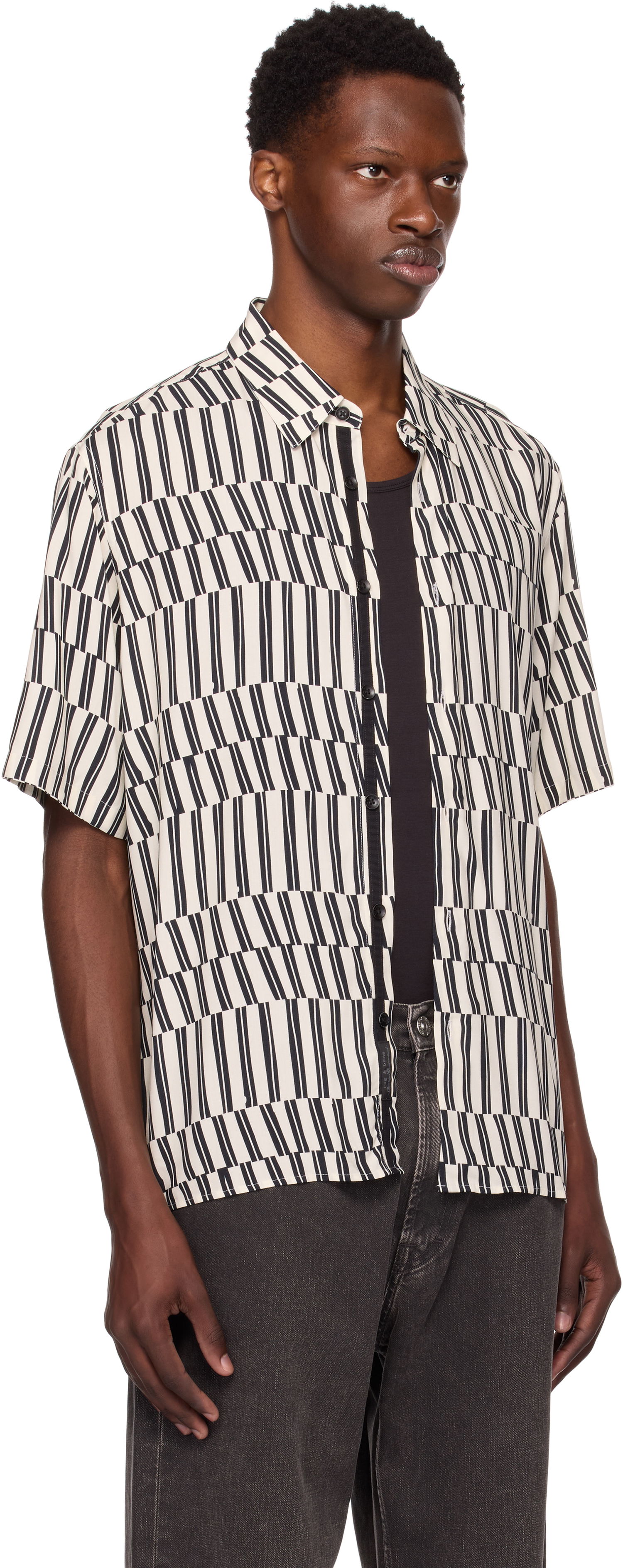 Košeľa rag & bone Rag & Bone Dalton Printed Short Sleeve Shirt Rôznofarebný | MBW25PA026LVML, 1