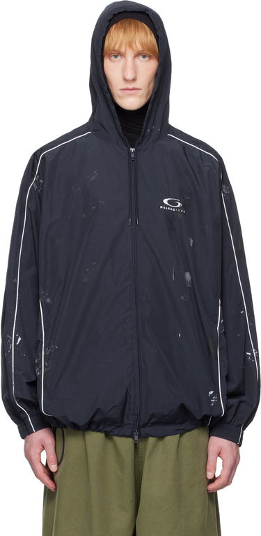 Vetrovka Balenciaga Balenciaga Painter Track Jacket Čierna | 814394TPQ38, 0