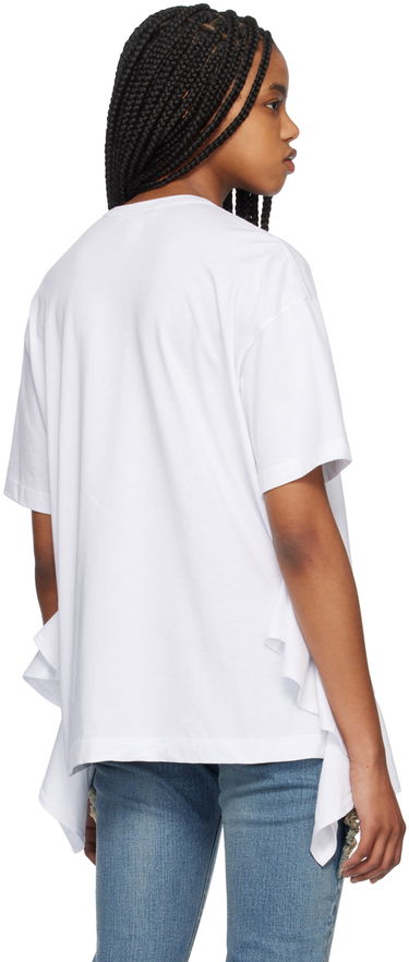 Tričko Comme des Garçons Comme des Garçons Shirt Ruffled T-Shirt Biela | FK-T018-051, 2
