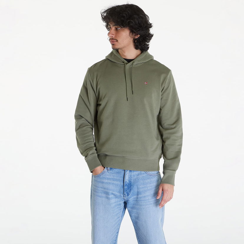 Mikina Napapijri Balis Hoodie Green Zelené | NP0A4H8AGAE1