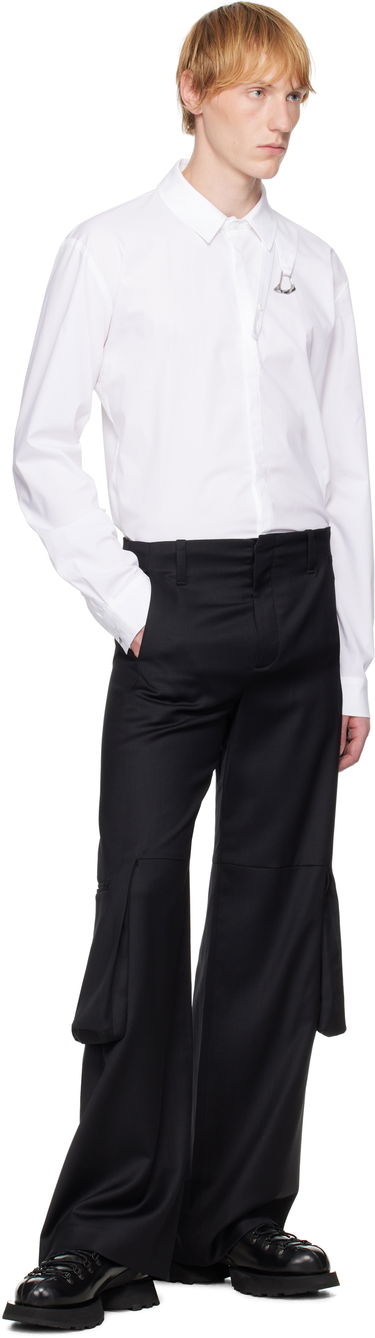 Cargo nohavice HELIOT EMIL HELIOT EMIL Ferro Tailored Cargo Pants Čierna | SS25_M_10_198_BLK01, 3