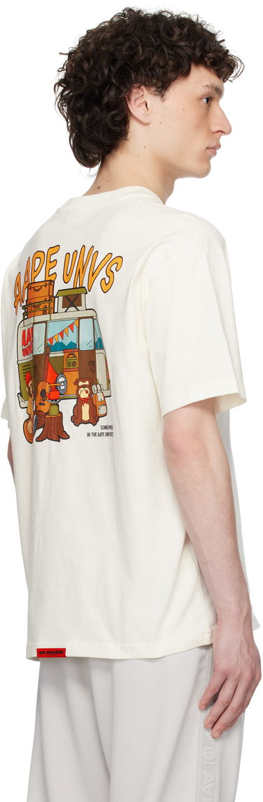 Tričko AAPE by A Bathing Ape AAPE by A Bathing Ape AAPER Graphic T-Shirt Biela | AAPTEM1616XXNIVX, 2