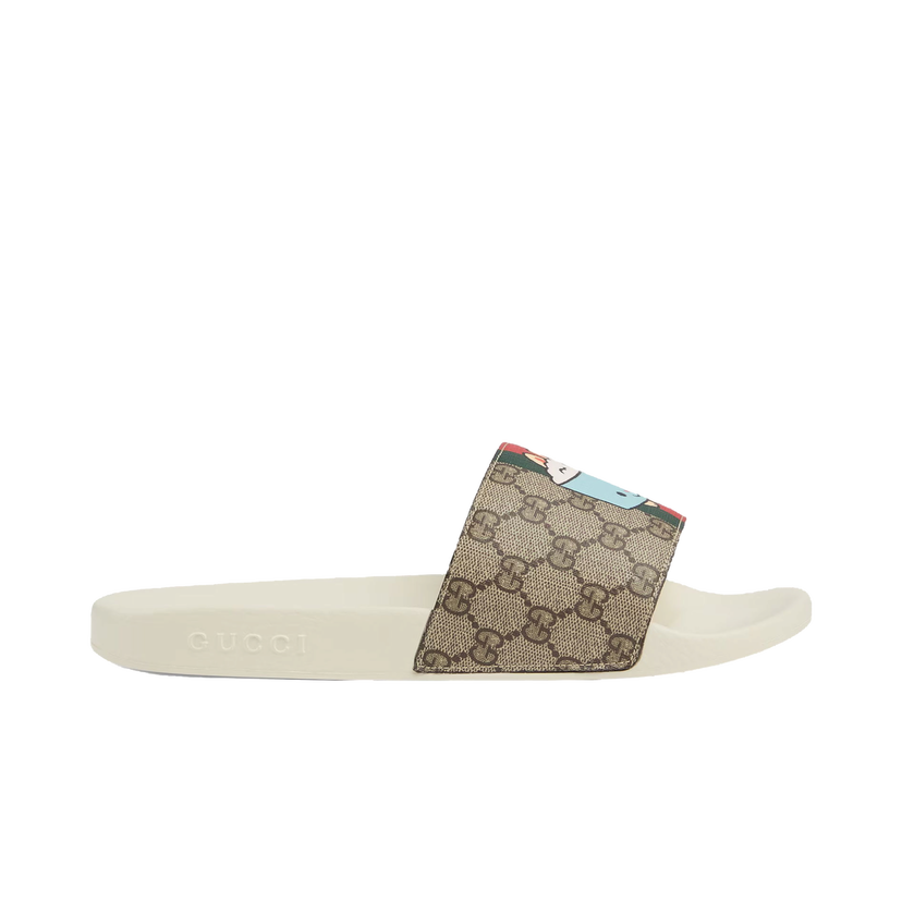 Tenisky a topánky Gucci Animal Web Slides Beige Béžová | 737519 FABN0 8919
