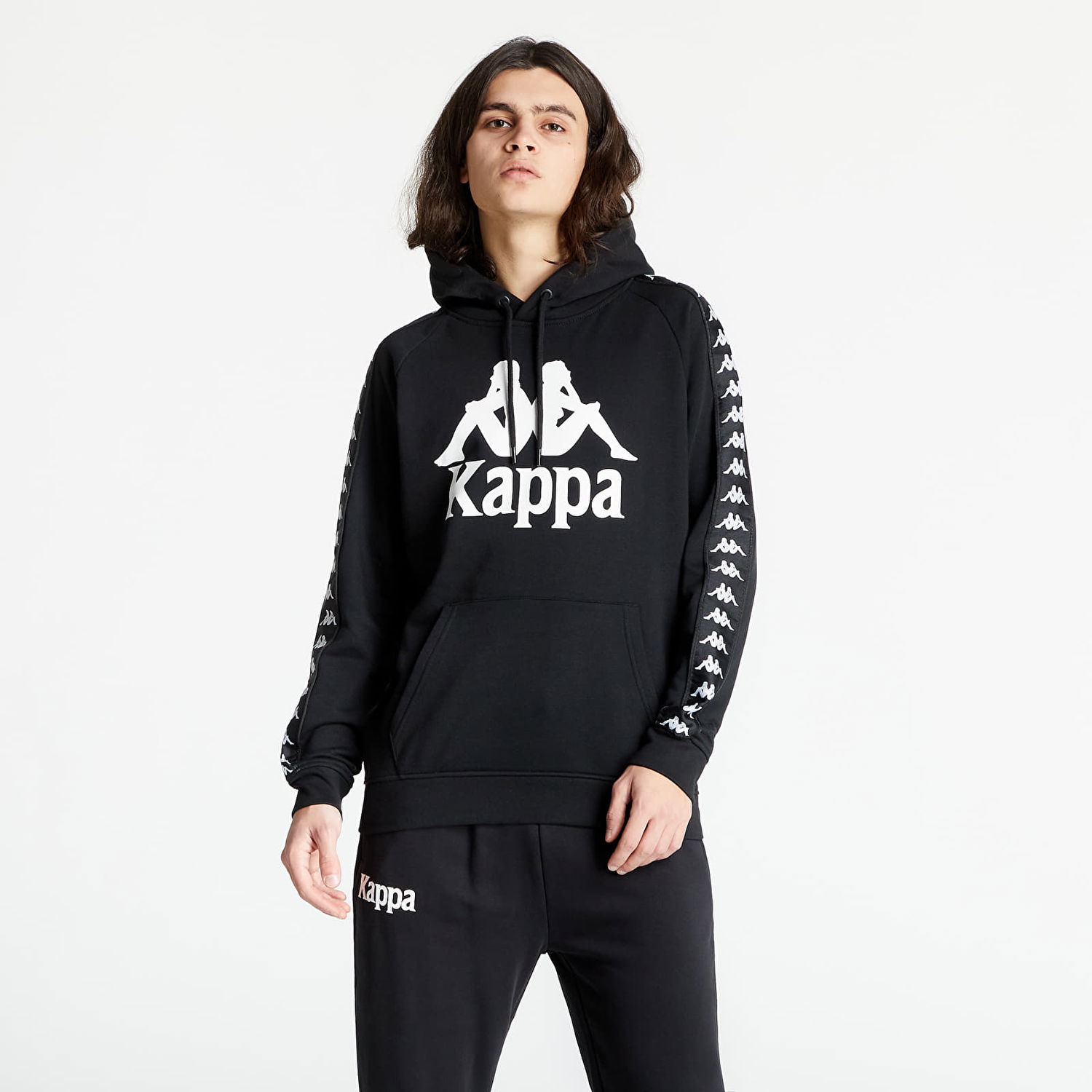 Mikina Kappa 222 Banda Hurtado Fleece Jumper Čierna | 303WH20 981, 0