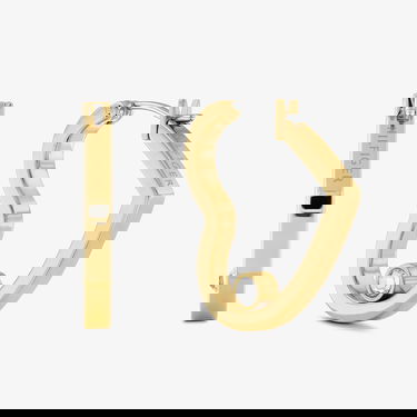 Náušnice Tommy Hilfiger Minimal Hearts Hoop Earrings with Crystal Žltá | 2780753, 1