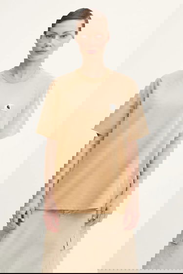 Tričko Carhartt WIP S/S Hudson T-shirt Béžová | I035138.07E5F, 0