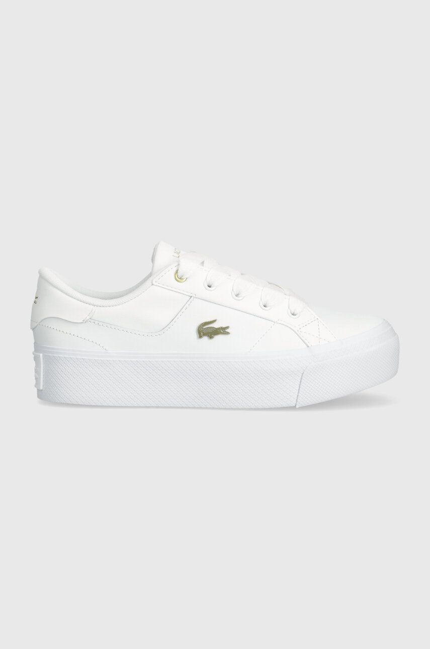 Tenisky a topánky Lacoste Lacoste Ziane Platform Logo Leather Biela | 47CFA0005, 0
