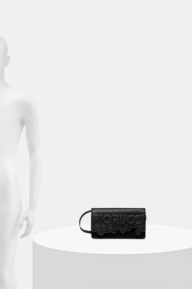 Kabelka Fiorucci Black Leather Shoulder Bag Čierna | U01FPABA208LE01BK01, 5