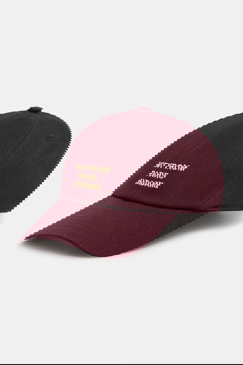 Šiltovka Drôle de Monsieur Drôle de Monsieur La Casquette Slogan Baseball Cap Vínová | I.CP151.CO138, 0