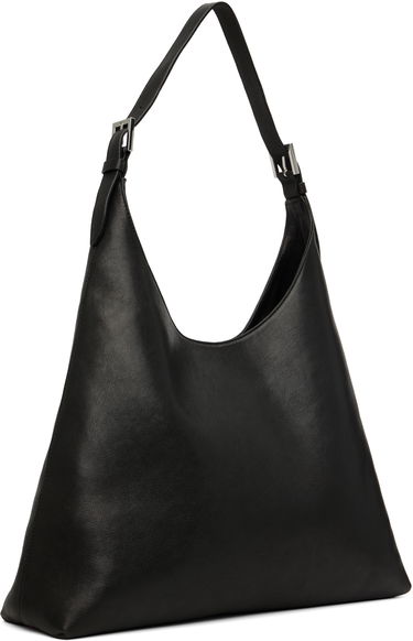 Taška cez rameno BY FAR BY FAR Camryn Washed Leather Shoulder Bag Čierna | MWBSB058LL034BK001PL, 2