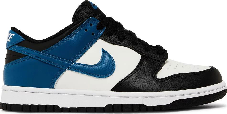 Dunk Low White Blue Black