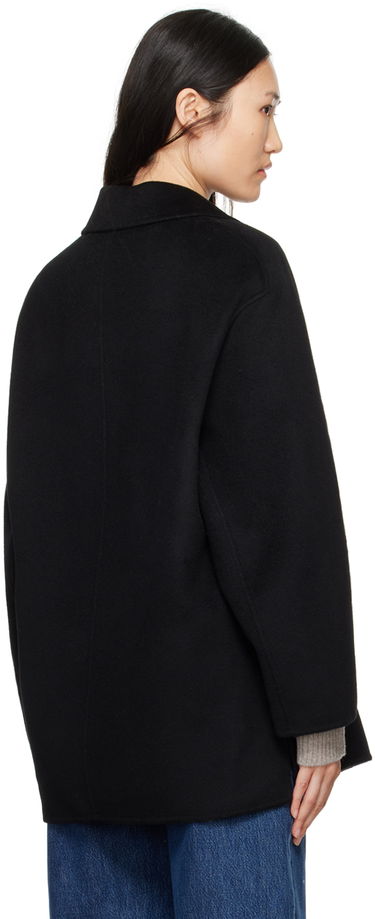 Kabáty Loulou de Saison Loulou de Saison Gary Double-Breasted Coat Čierna | GARY, 2