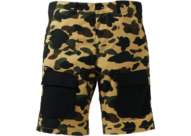 Šortky BAPE 1st Camo Multi Pocket Shorts Béžová | 001SPH301013X, 0