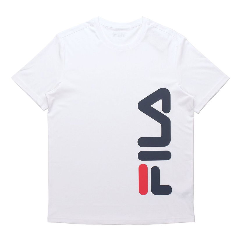 Tričko FILA Logo Printing Round Neck Sports T-Shirt Biela | F11M028163A-WT