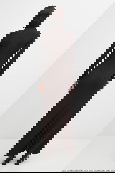 Šaty Coperni Leg Cut-Out Rib Gown Maxi Hnedá | COPML155Y3011, 2