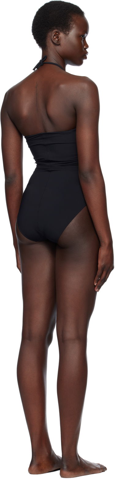 Plavky Rick Owens Rick Owens Hollywood Prong Bather One-Piece Swimsuit Čierna | RP01E7087 NS, 2