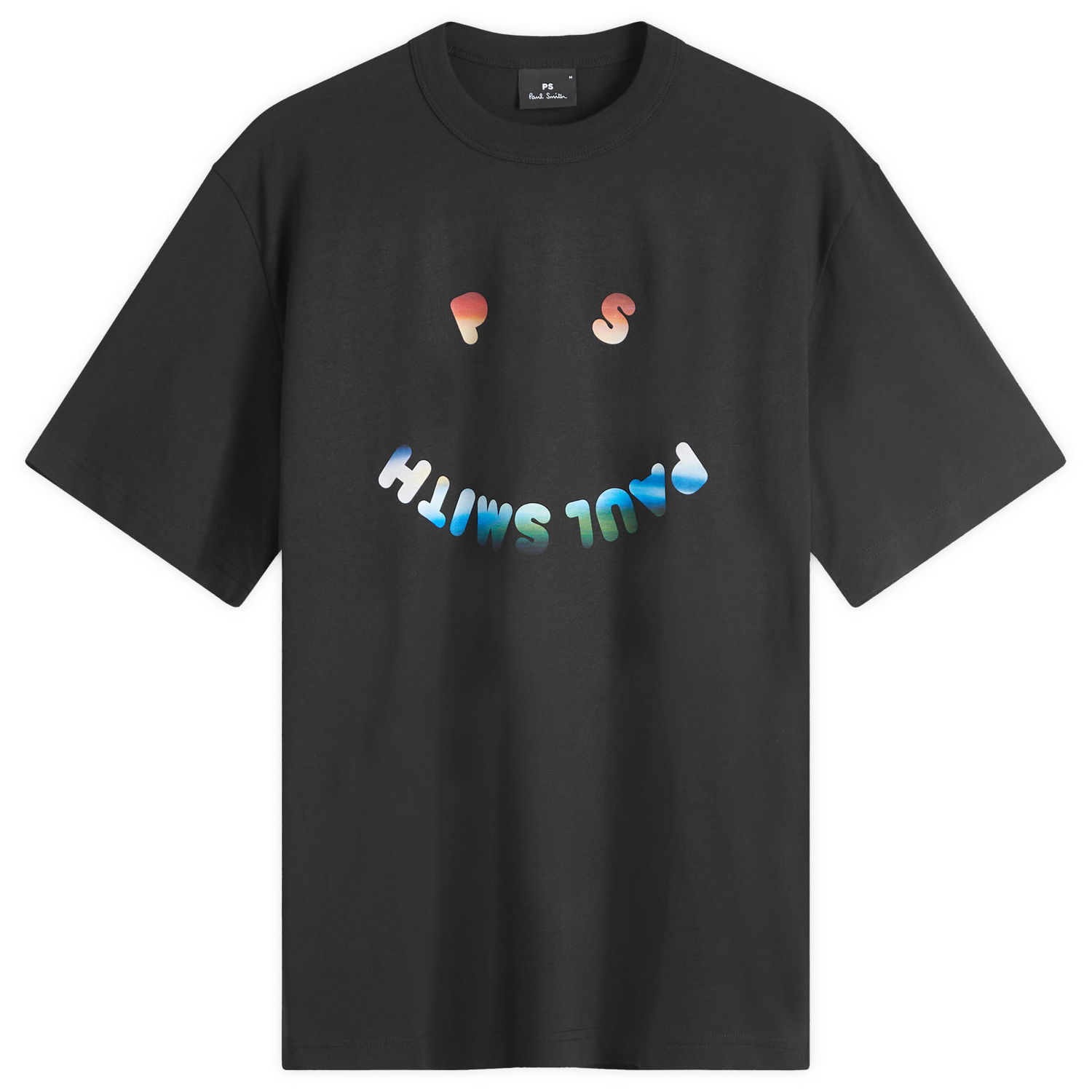 Tričko Paul Smith PS Happy T-Shirt, Size Large Čierna | M2R-220X-PP5016-79, 1