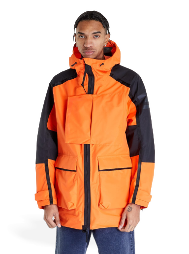 Bunda adidas Performance Terrex XPLORIC RAIN.RDY City Semi Impact Jacket Oranžová | HG8573