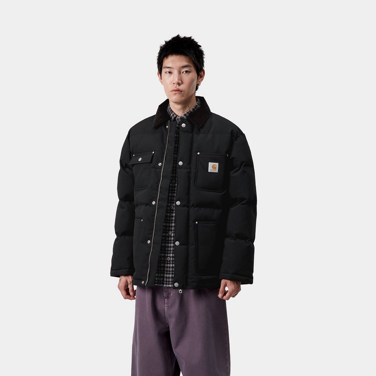 Prešívaná bunda Carhartt WIP Rayler Puffy Jacket Čierna | I035798_5, 0