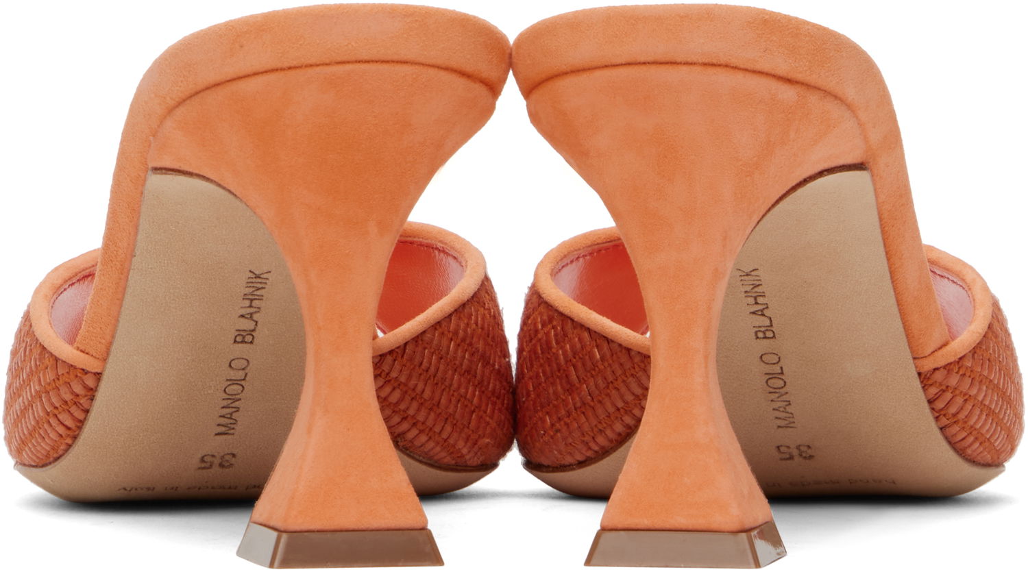 Doplnky Manolo Blahnik Manolo Blahnik Jadara Heeled Sandals Oranžová | 424-1982, 1
