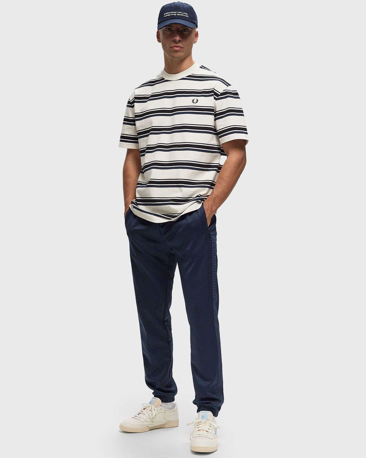 Tepláky Fred Perry Tape Detail Track Pants Navy | T8522-395, 1