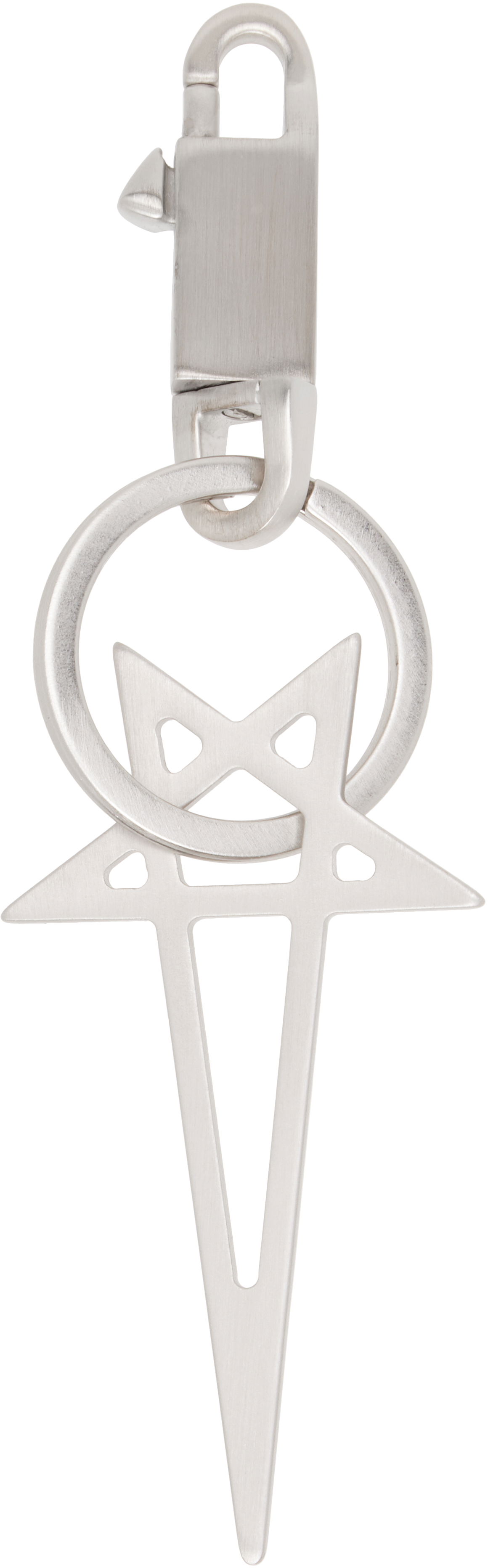 Kľúčenka Rick Owens Rick Owens Concordians Pentagram Keychain Metalická | RA02E0791 MET, 1