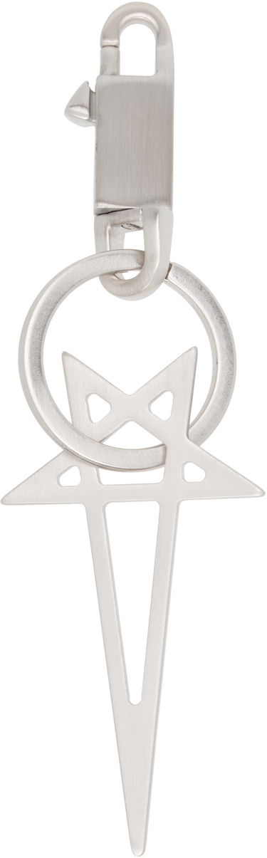 Kľúčenka Rick Owens Rick Owens Concordians Pentagram Keychain Metalická | RA02E0791 MET, 1