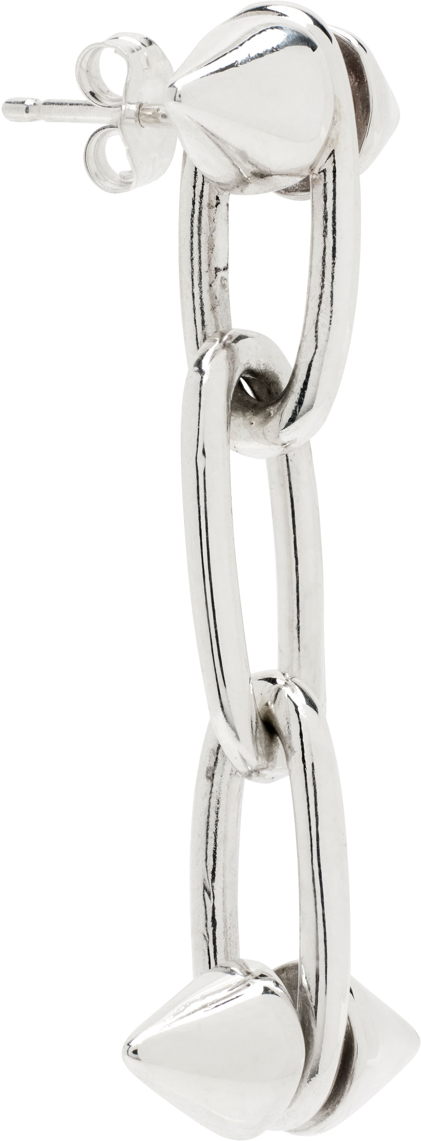 Náušnice MARTINE ALI Martine Ali Silver Mistico Drop Single Earring Metalická | MASS25047, 1