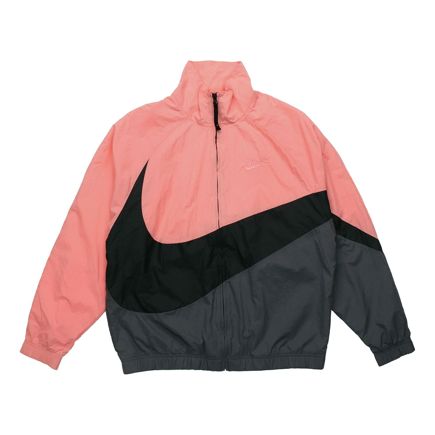 Vetrovka Nike Color Block Stand Collar Jacket Ružová | AR3133-668, 0