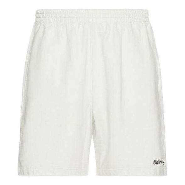 Šortky Balenciaga Logo Sweat Shorts Biela | 676137TOVP19081, 0