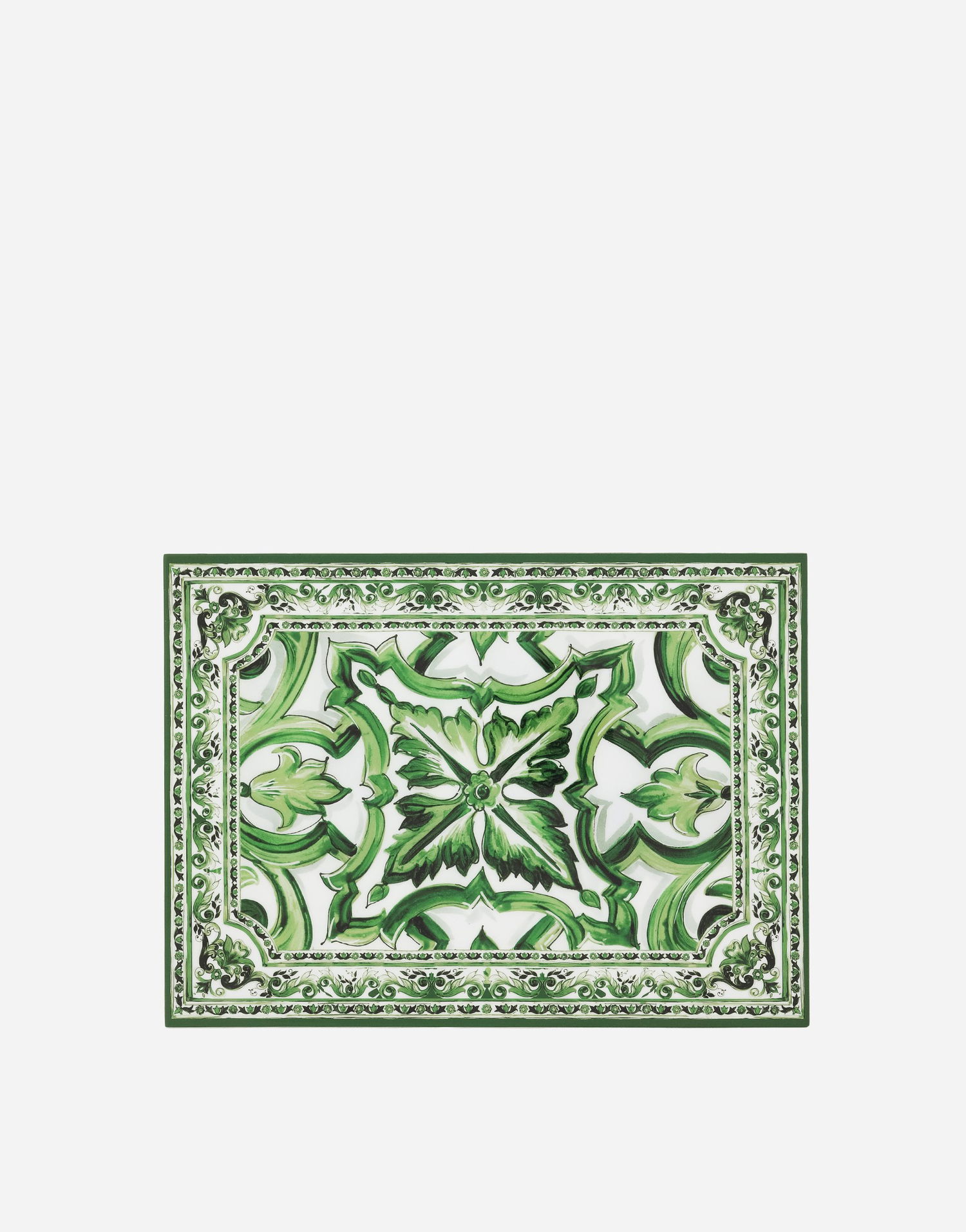 Home decor Dolce & Gabbana Dolce & Gabbana Large Majolica Print Decorative Plexiglass Box Zelené | TCC201TCAMYUV008, 0