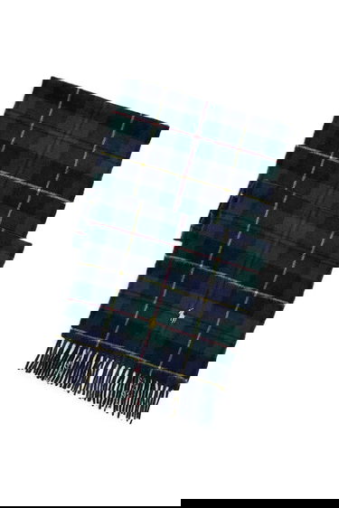 Šál Polo by Ralph Lauren Fringed Plaid Scarf with Embroidered Polo Player Rôznofarebný | 449959352, 0