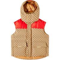 Vesta Gucci GG Jacquard Hooded Down Vest Béžová | 756931-Z8BJ6-2275, 1